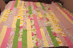 pink picnic quilt